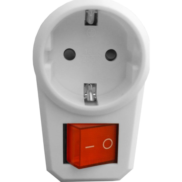  Orno ORNO Rozgałęźnik Adapter 2P-Z(Typ F) z włącznikiem