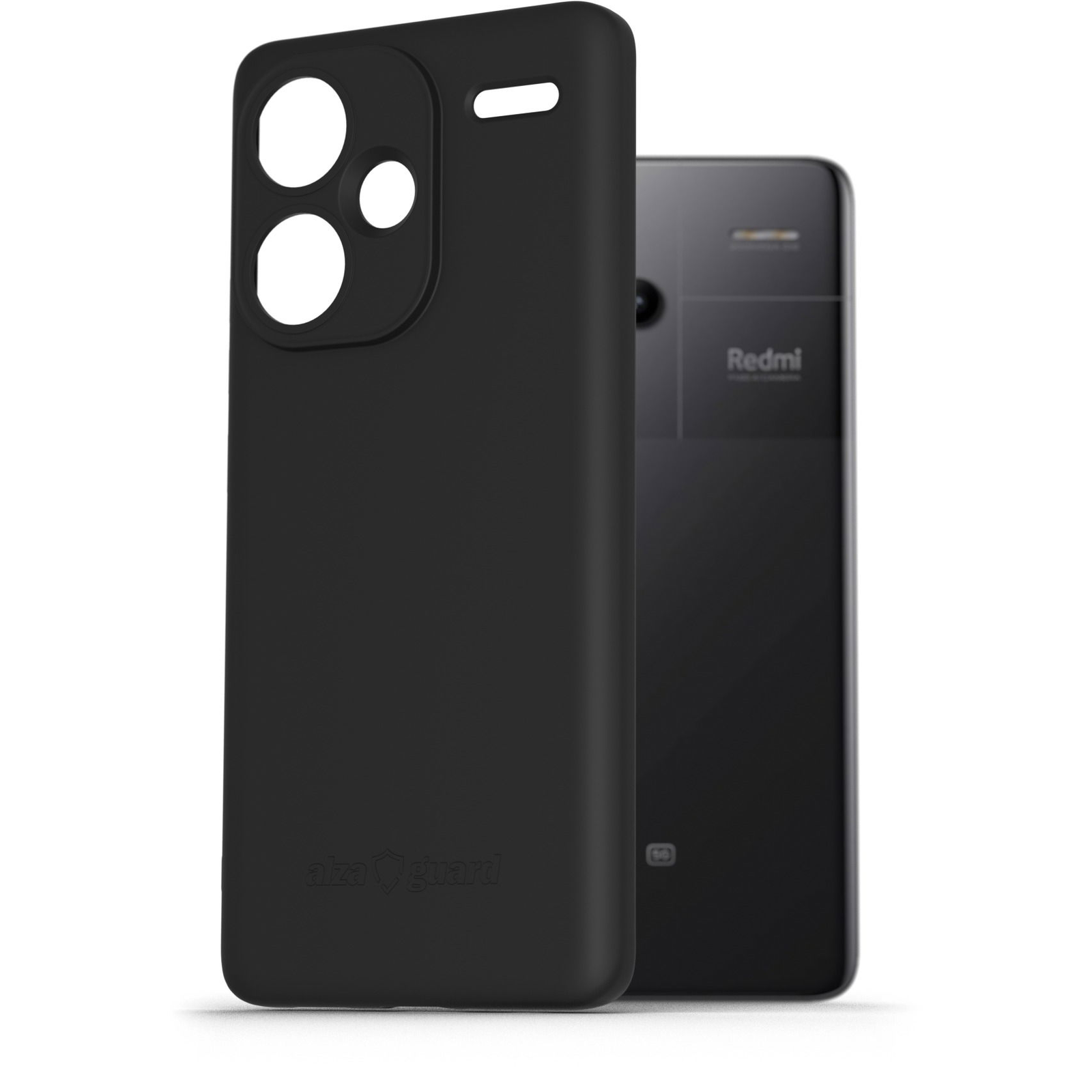 AlzaGuard Matte Xiaomi Redmi Note 13 Pro+ fekete TPU tok (AGD-PCT387B)