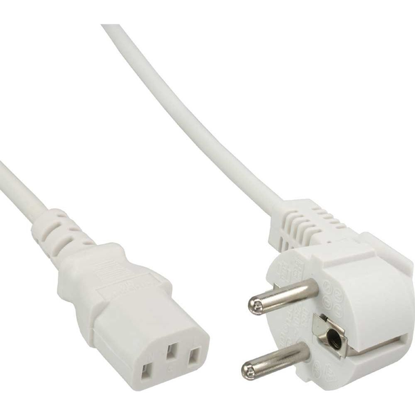 InLine 16647W cabluri de alimentare Alb 0,3 m