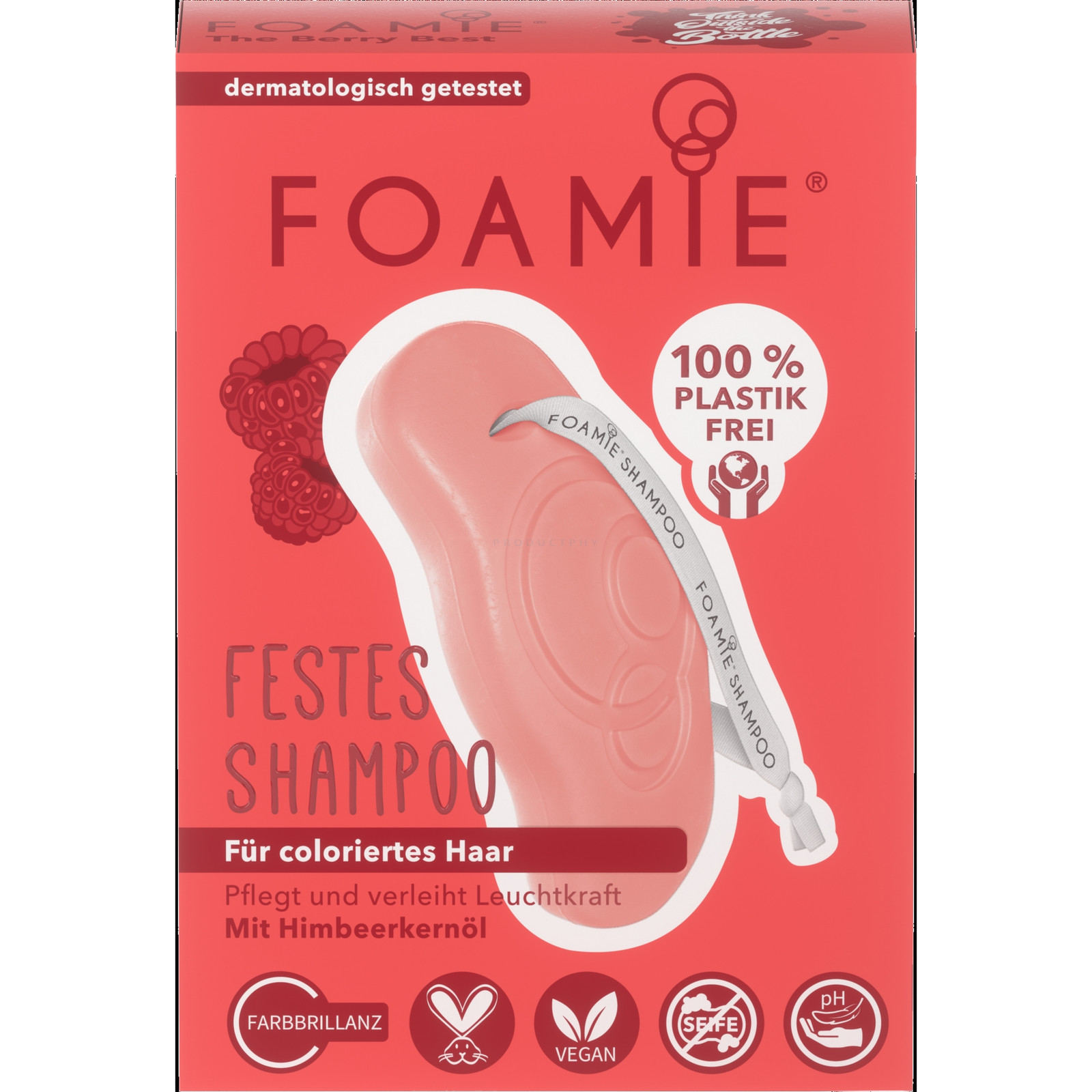 Kockás sampon festett hajra FOAMIE (4063528003287)