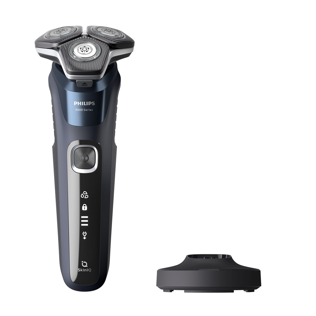 Philips SHAVER Series 5000 S5885/25 férfi borotva Rotációs/forgófejes borotva Vágó Kék (S5885/25)