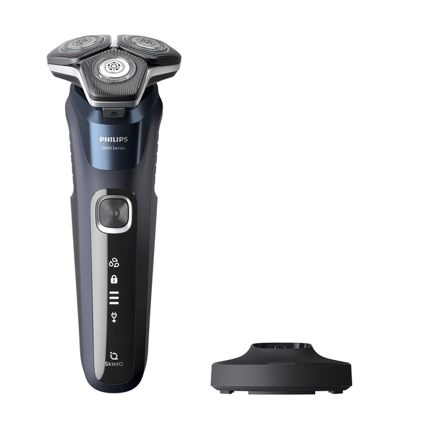 Philips Series 5000 S5885/25 Електрическа самобръсначка Черно/Синьо