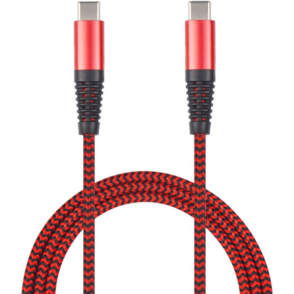 2GO USB Lade-/Datenkabel USB Type-C - USB Type-C   1m rot