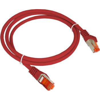  Alantec Patch-cord S/FTP kat.6A LSOH 0.25m czerwony ALANTEC
