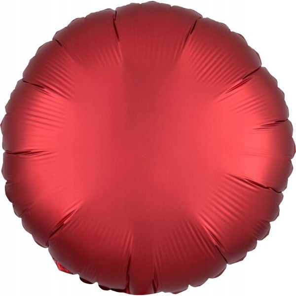 Silk Dark Red Kör Fólia Lufi 43 cm