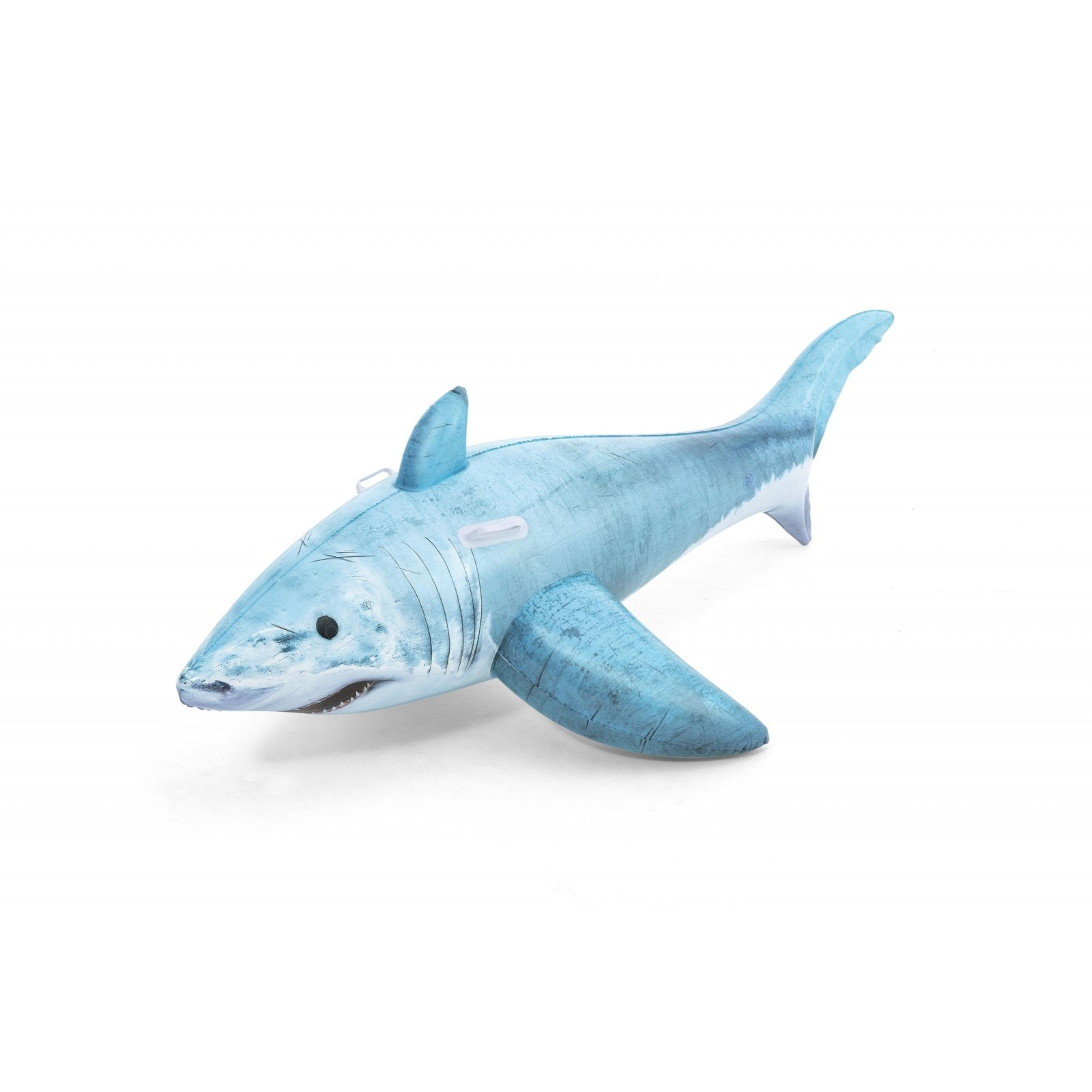 Bestway Felfújható cápa lovagló matrac kapaszkodókkal (41405)