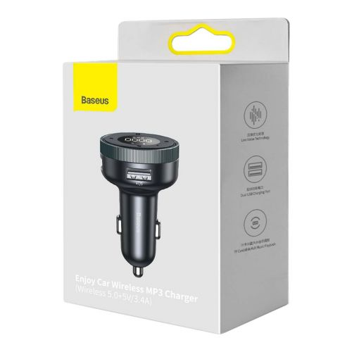 Baseus Enjoy Bluetooth FM Transzmitter és USB autós töltő