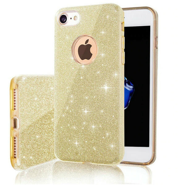 Xiaomi Redmi Note 10 5G / Poco M3 Pro 5G, Szilikon tok, csillogó, Forcell Shining, arany (5900495960153)