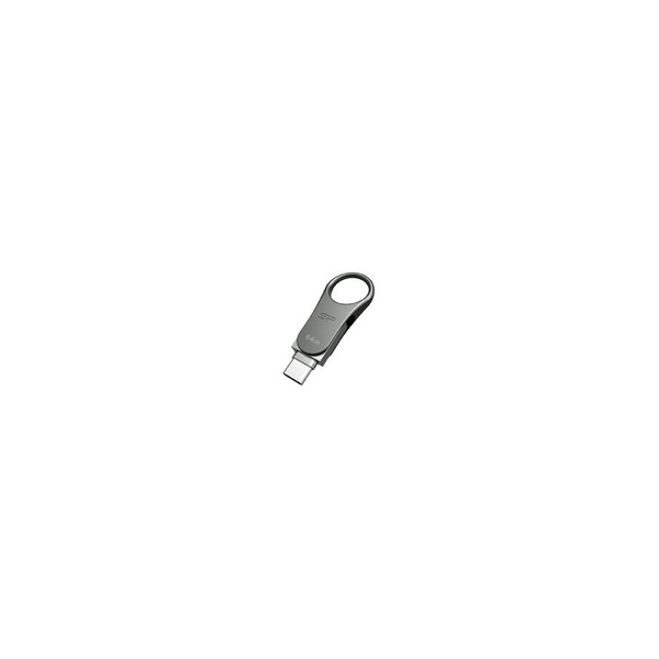 Silicon Power SP064GBUC3C80V1S Mobile C80, 64 GB, USB Type-A / USB Type-C, 3.2 Gen 1, Capless, Titan