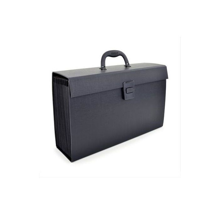 Rapesco A4 harmonikatáska - Fekete (1555)