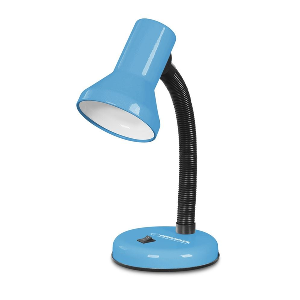 Stolová lampa Esperanza ALTAIR čierna, modrý výkon až 25 W