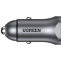Ugreen 40858 зарядно за мобилни устройства Универсален Алуминий Запалка Бързо зареждане Автоматичен