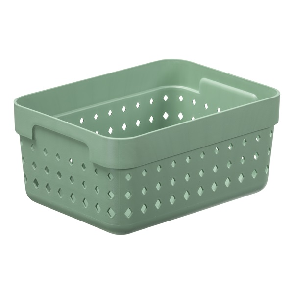 Iris Seoul Műanyag Tárolókosár 1,25L - Zöld (50230811)