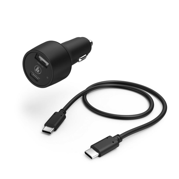 Hama Car Charging Kit Chytrý telefon Černá Zapalovač na doutníky Rychlé nabíjení Auto