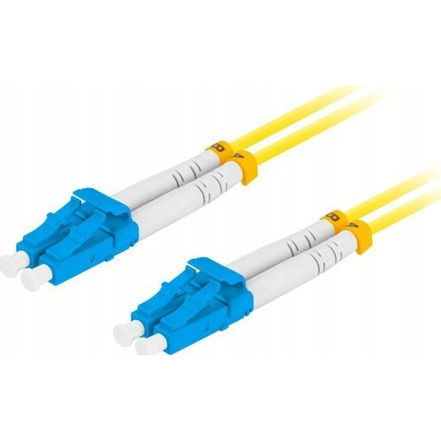Optický patchcord Lanberg SM LC/UPC-LC/UPC DUPLEX 3MM LSZH 10 m žlutý (FO-LULU-SD11-0100-YE)