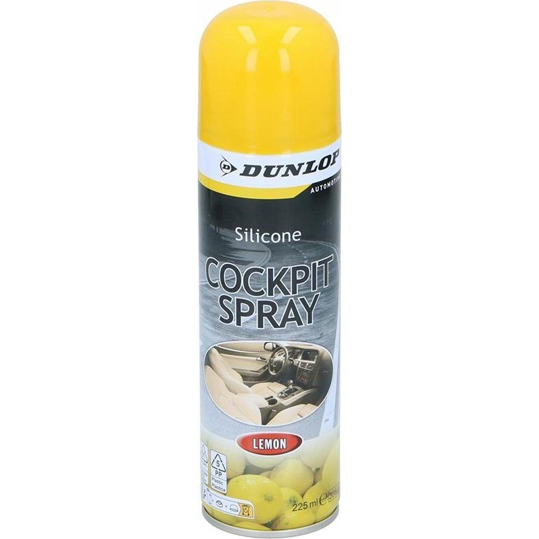 Műszerfalápoló spray 225ml citrom Dunlop Vehicle (871125225503)