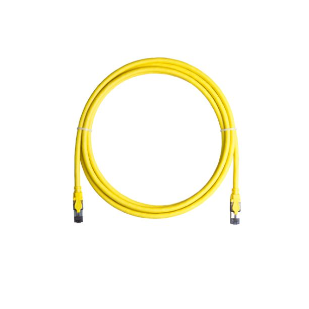 Nikomax patch kábel UTP, CAT6, PVC, 15m, sárga (NMC-PC4UE55B-150-YL) (NMC-PC4UE55B-150-YL)