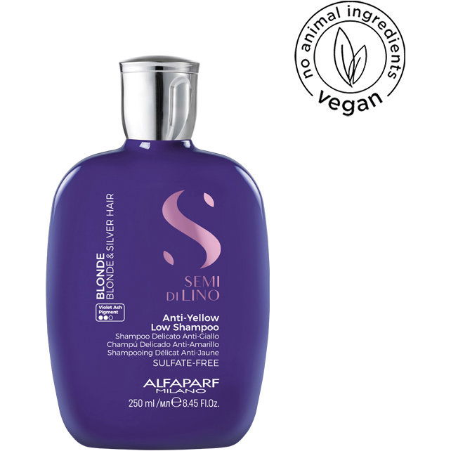 ALFAPARF MILANO Semi Di Lino Blonde Anti-Yellow Low Shampoo 250 ml (8022297133362)