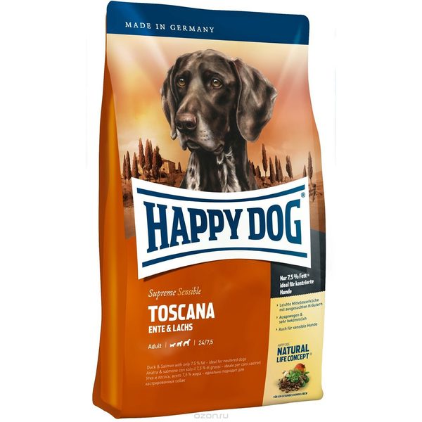 Happy Dog Supreme Sensible Toscana Száraztáp 4 kg
