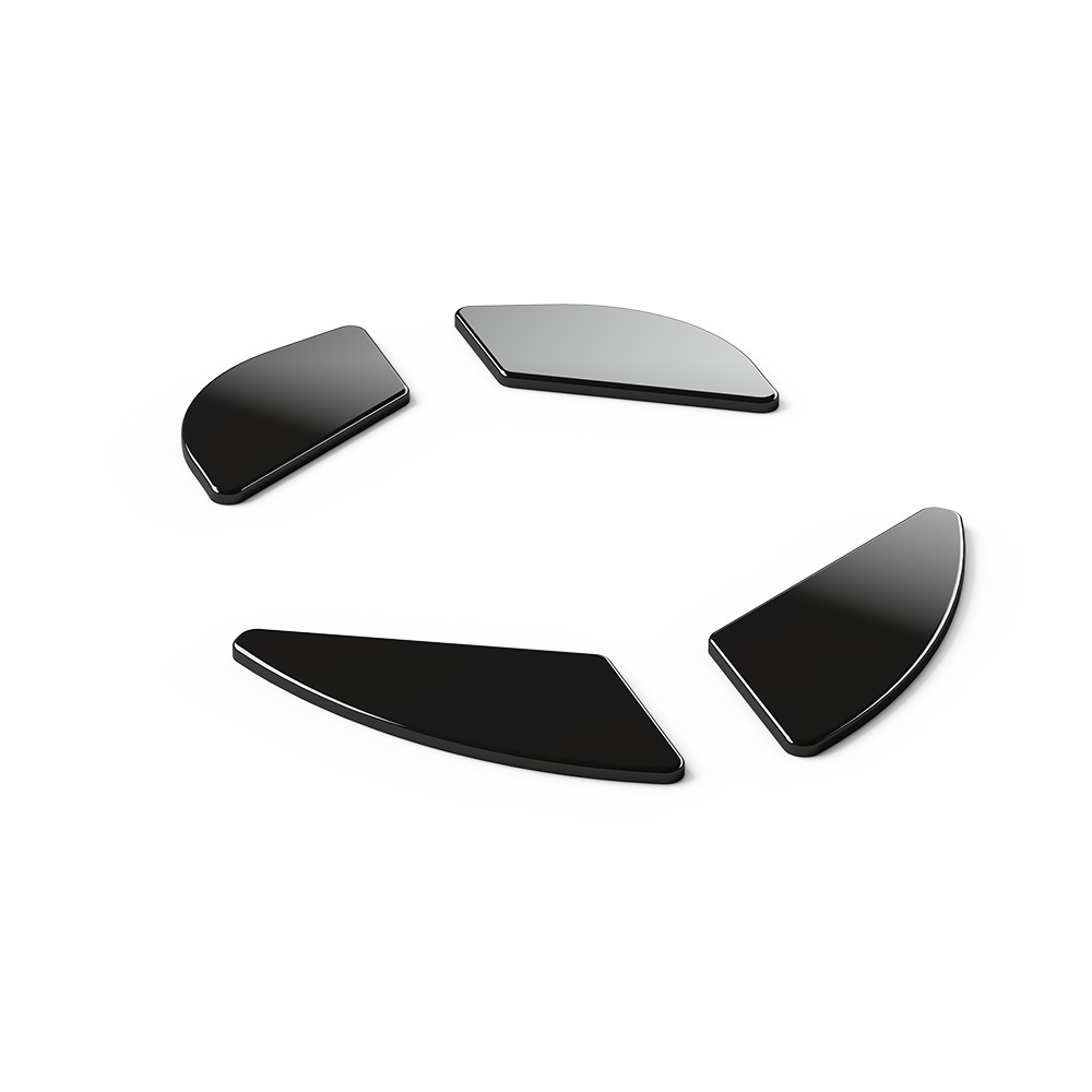 Egér kiegészítő Glorious G-Floats kerámia Skates Model D 1 szett Fekete (GLO-FT-D-GF)