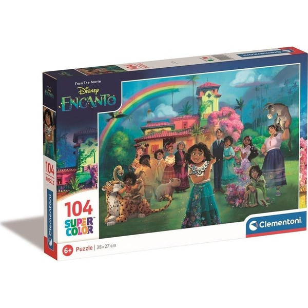 Clementoni Supercolor Disney Princess Kirakós játék 104 db Rajzfilmek