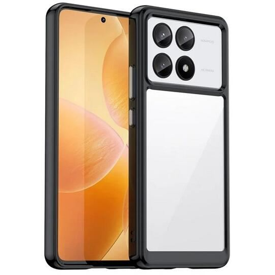 Gigapack Xiaomi Poco X6 Pro 5G tok átlátszó-fekete (GP-155388) (GP-155388)