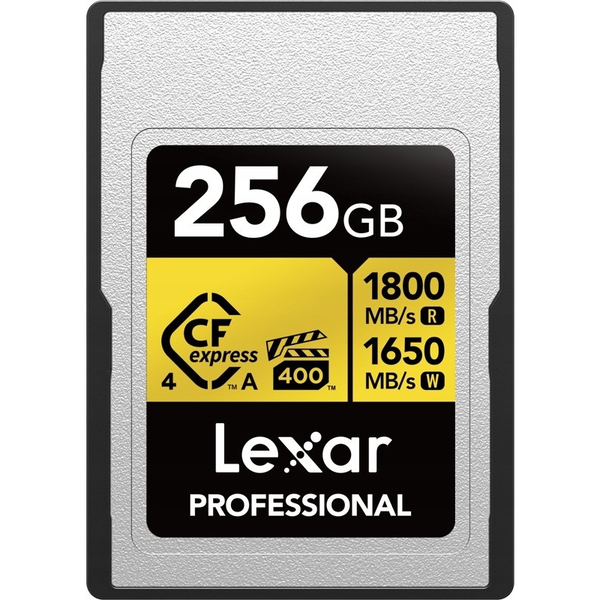 Karta Lexar Lexar CFexpress 4.0 Pro Gold, VPG400/IP68, R1800/W1650 (Type A) 256GB