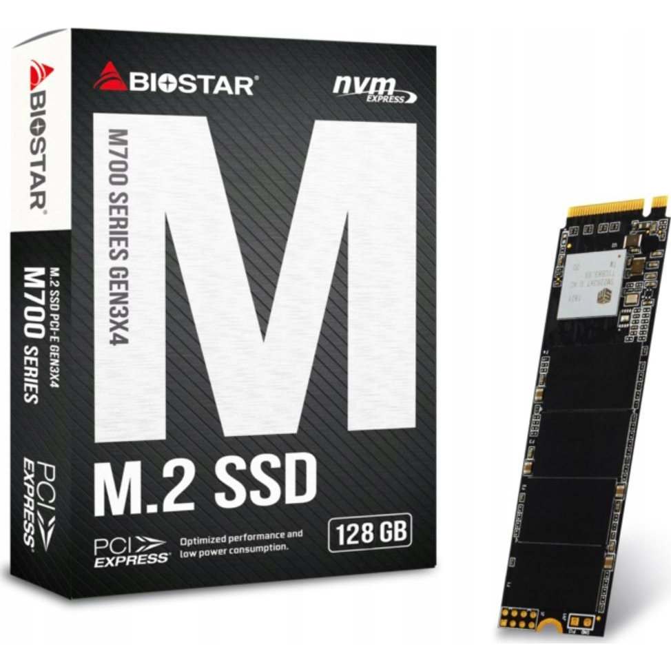 Biostar M700 128GB M.2 2280 SATA III SSD (M700-128GB)