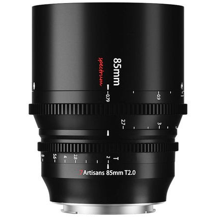 7Artisans C601B 85 mm T2.0 Sony-E Manuális Cine Objektív
