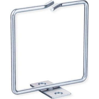 Kabelový úchyt RACK 19" 80x80mm kovový s předním vstupem pro kabely