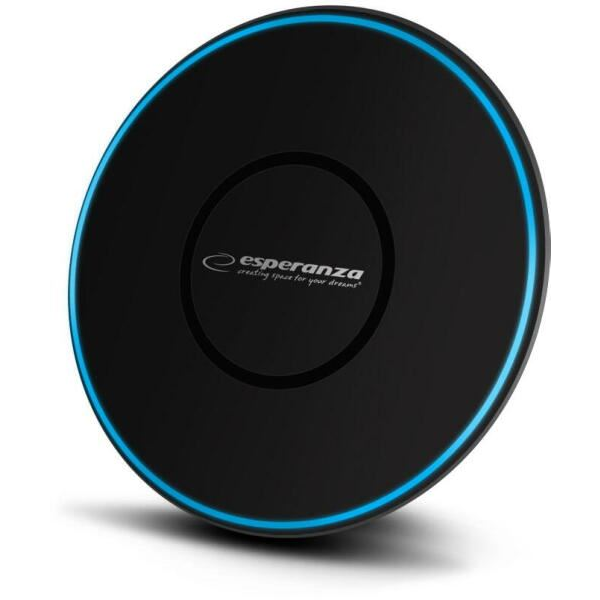 Esperanza Quantum EZC103 vezeték nélküli töltő 10W fekete-kék (EZC103)