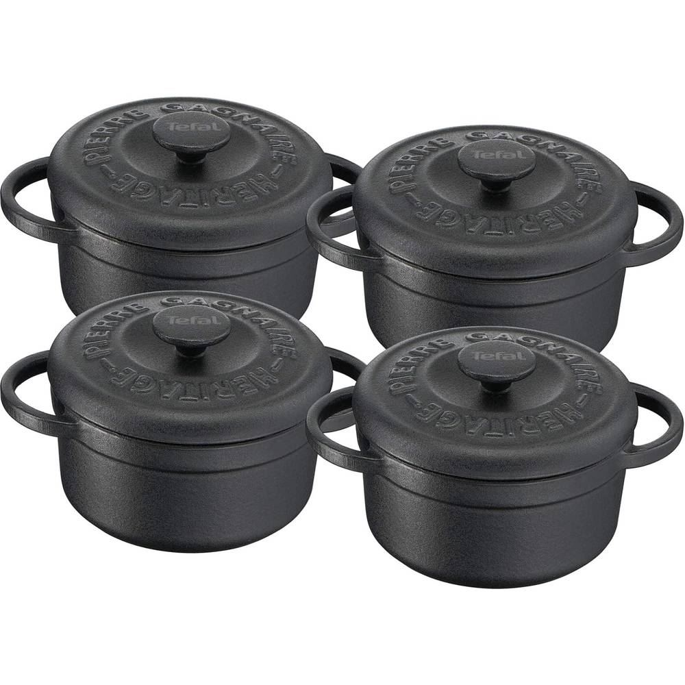 Tefal Főzőedény készlet 4 részes, fekete, 352733 (352733)