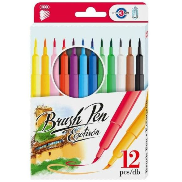 ICO: Brush Pen ecsetirón készlet 12 db-os (9580080053) (I9580080053)