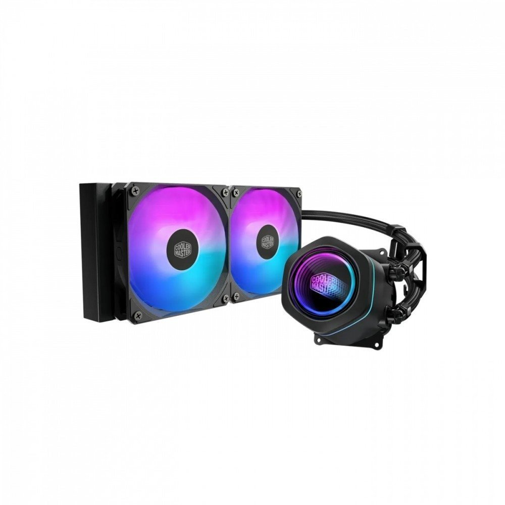 Cooler Master MasterLiquid Core Nex 240 komplett vízhűtőrendszer, ARGB, fekete (MLX-D24M-A18PA-R1)