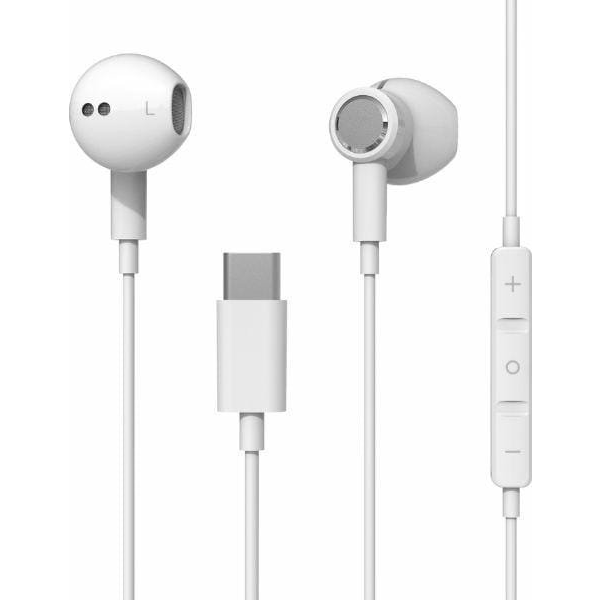Beline SK194 Căști intraauriculare cu fir, USB-C, alb