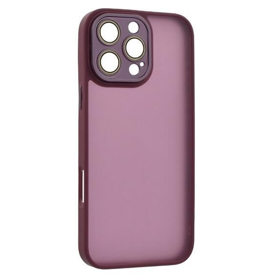 Gigapack Apple iPhone 16 Pro szilikon tok akril hátlappal lila (GP-160105) (GP-160105)