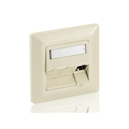 Equip Keystone fali aljzat 3 port, Cat6, UTP, fehér (760304) (e760304)