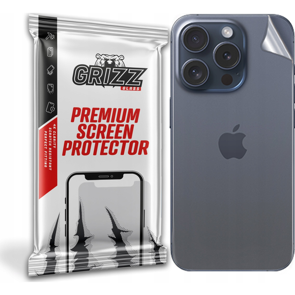  GrizzGlass Folia na tył GrizzGlass SatinSkin do Grizz do Apple iPhone 15 Pro Max