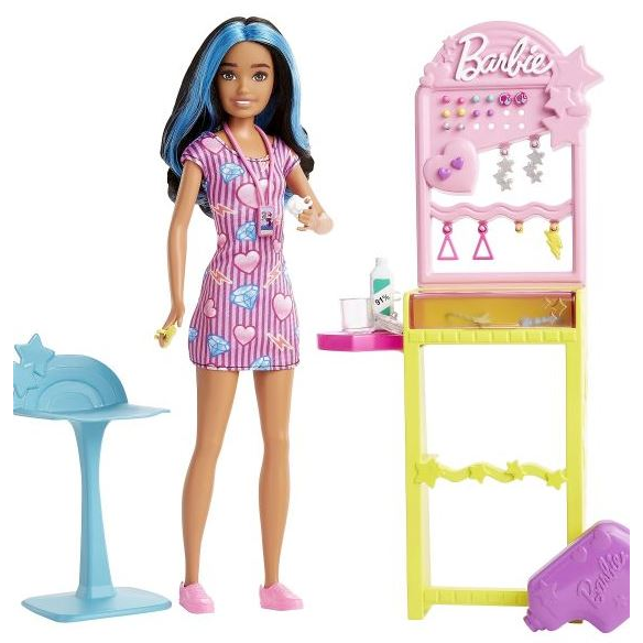 Mattel Barbie Skipper First Jobs Ékszerstand játékszett (HKD78) (HKD78)