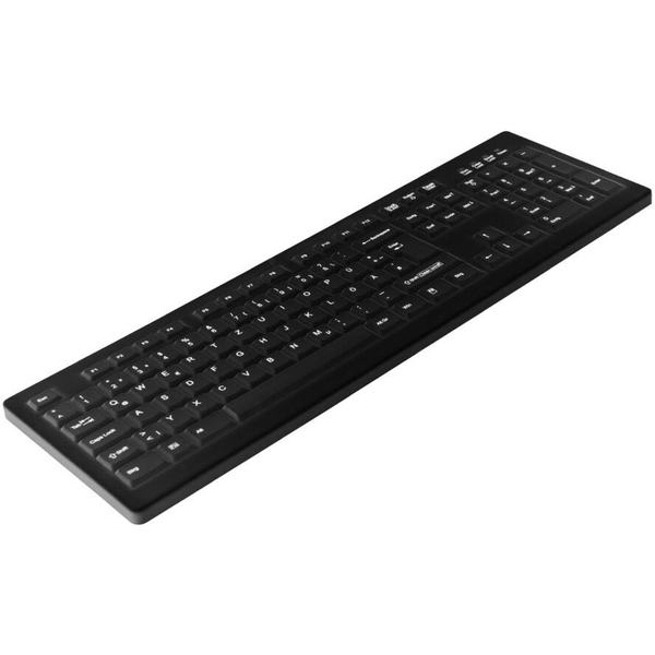 Contour Design Active Key AK-C8100 tastiera Medico USB QWERTZ Tedesco Nero