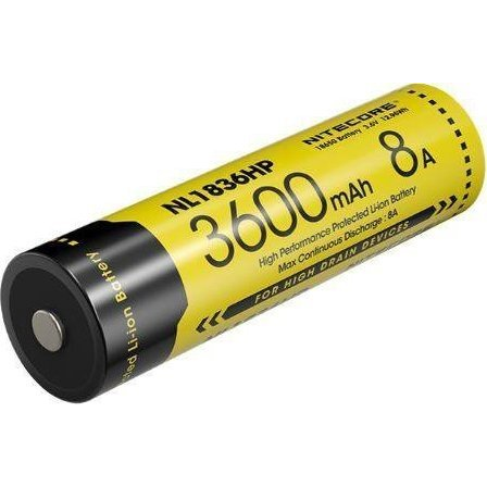 Nitecore Kellék Akkumulátor, 18650 NL1836HP 3600mAh 3,6V B1 (NL1836HP(3600MAH))