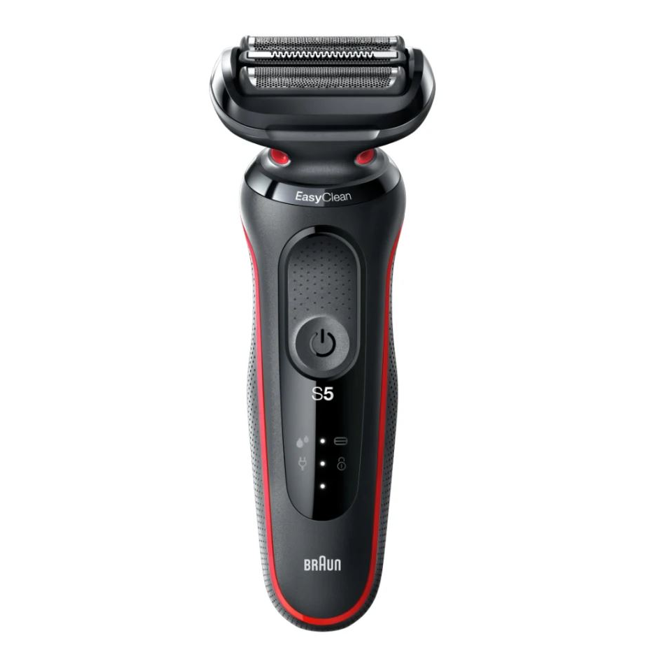 Braun Series 5 51-R1200s Wet&Dry borotva 1 tartozékkal fekete-piros (51-R1200S)