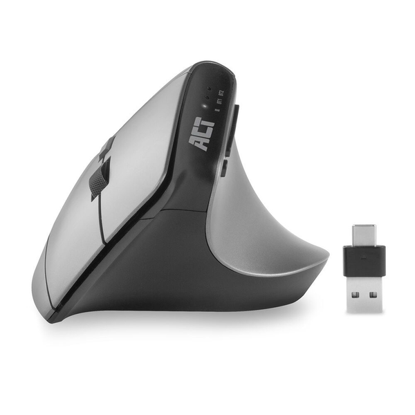ACT CONNECTIVITY AC5155 Ergonomikus Wireless Bluetooth egér 2400 DPI fekete