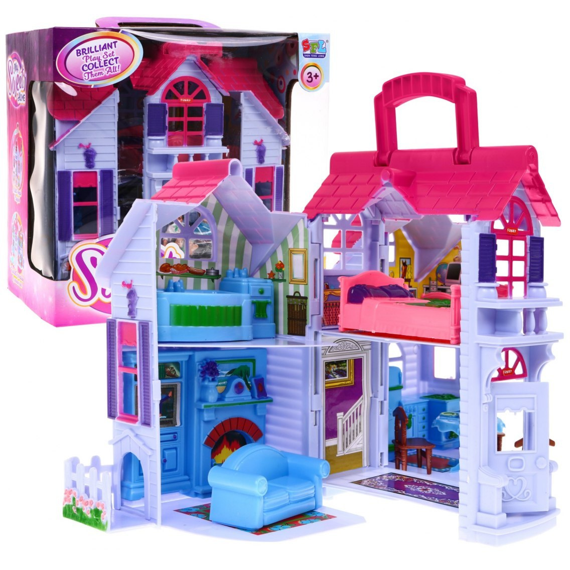 Ramiz ZDZ.F611 Összecsukható babaház (ZDZ.F611)