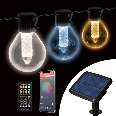 G40 11743 SMART SZOLÁR FÉNYFÜZÉR BLUETOOTH (11743)