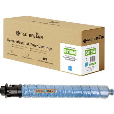 Съвместима тонер касета G&G за Ricoh 841856 GR-R841856, циан, 22 500 страници
