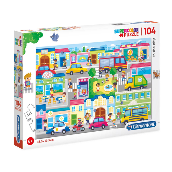 Clementoni In the City Puzzle 104 pz Città