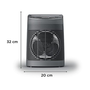 Rowenta Instant Comfort SO6511 На закрито Сив 2200 W Вентилаторна електрическа отоплителна печка