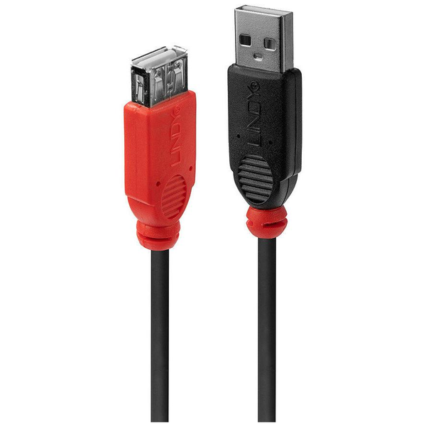 Lindy 42817 USB-kabel USB 2.0 5 m USB A Sort