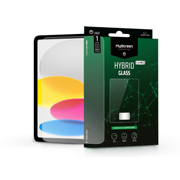 Apple iPad 10.9 (2022) гъвкав стъклен протектор за екран - MyScreen Protector Hybrid Glass Lite - прозрачен (LA-2292)